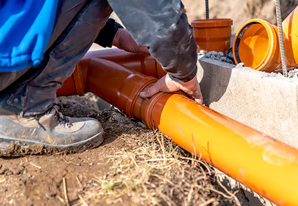 Drain Sewer Line Repair in Midland, Ontario