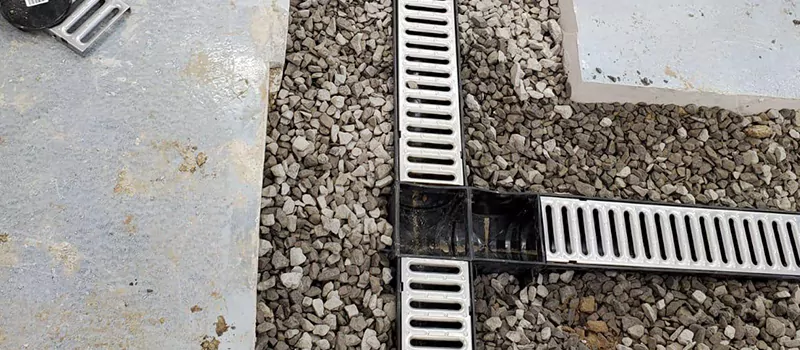Storm Water Trench Drain Repair in Midland, ON